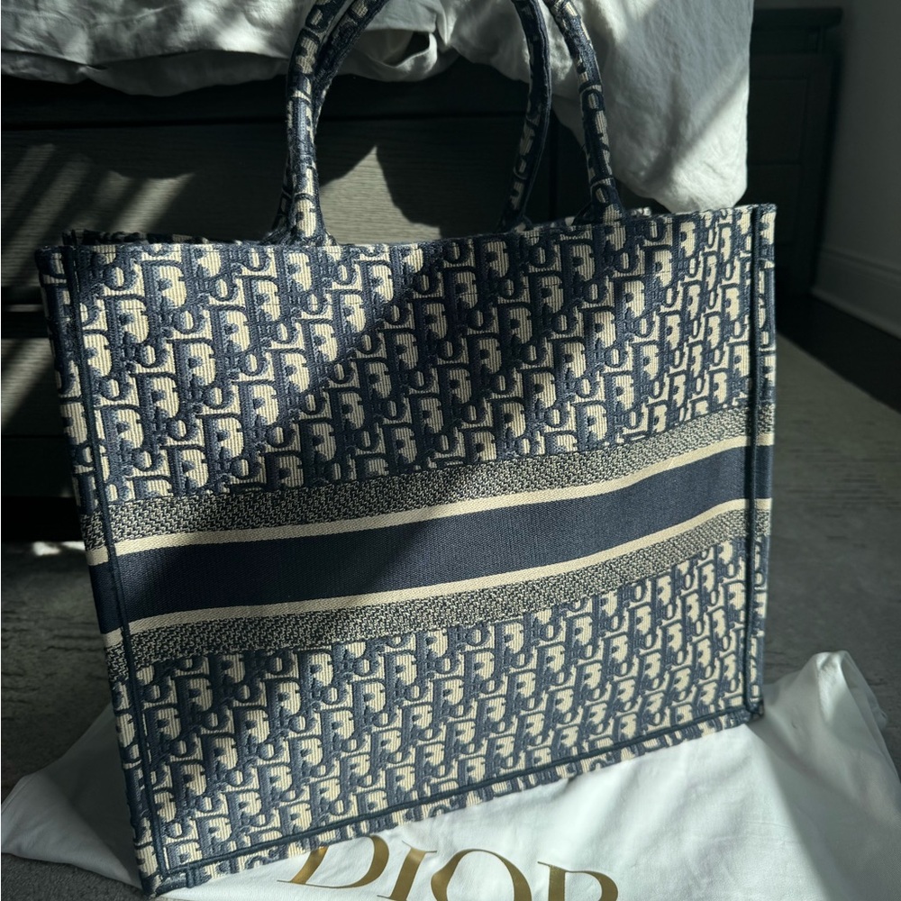 Large Dior Book Tote - Picture 2 of 3
